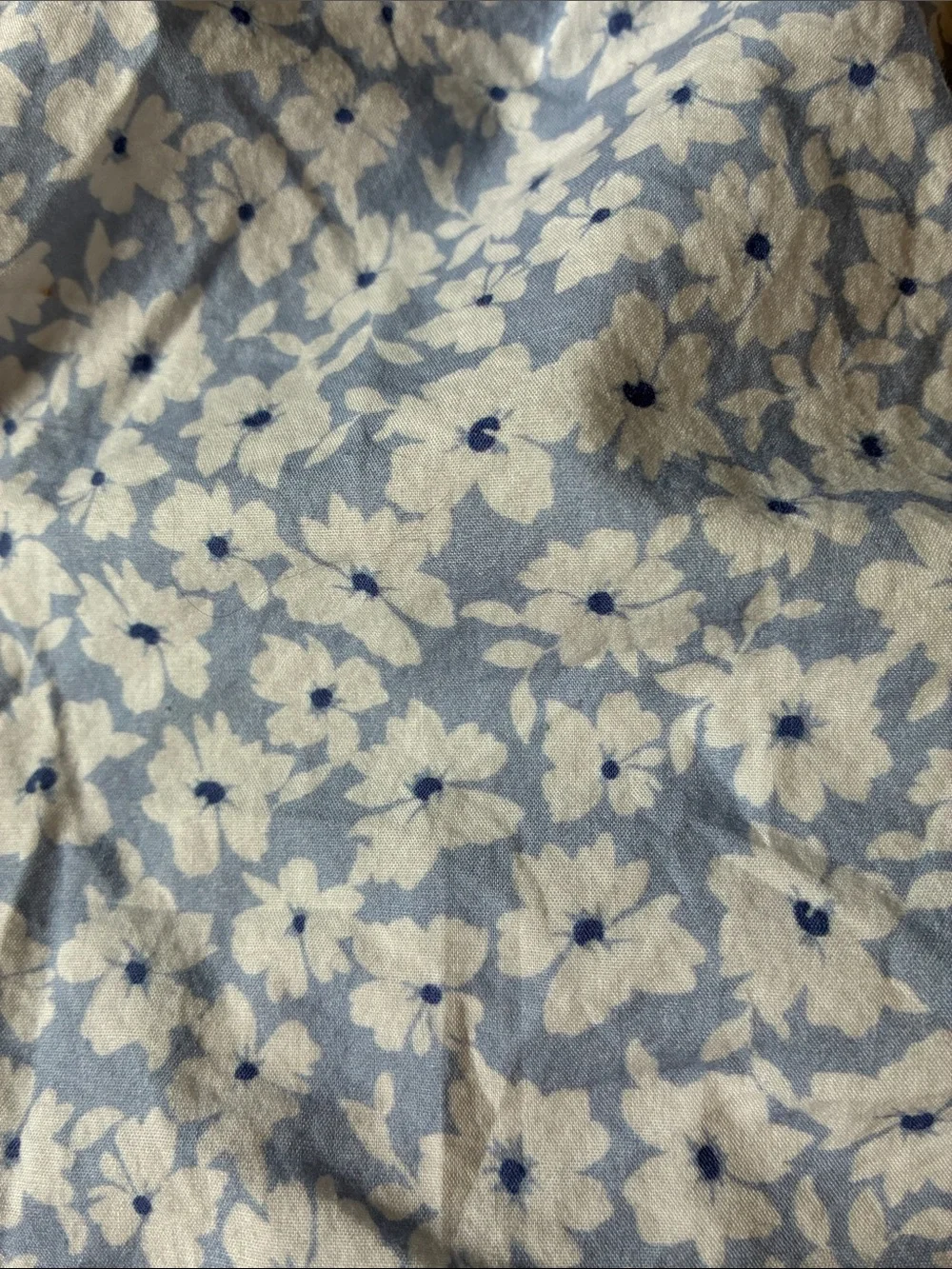 J Crew Blue Floral women’s Pajama Set - Lightweight cotton Shorts & Tank - M